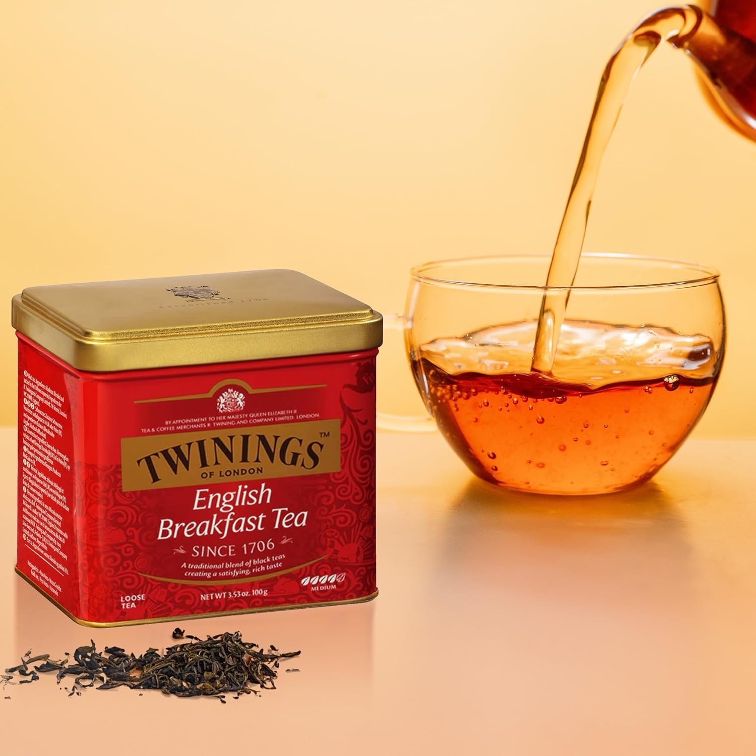 Foto 3 pulgar | Tea Twinings English Breakfast Loose 100 G Con Cafeína - Venta Internacional.