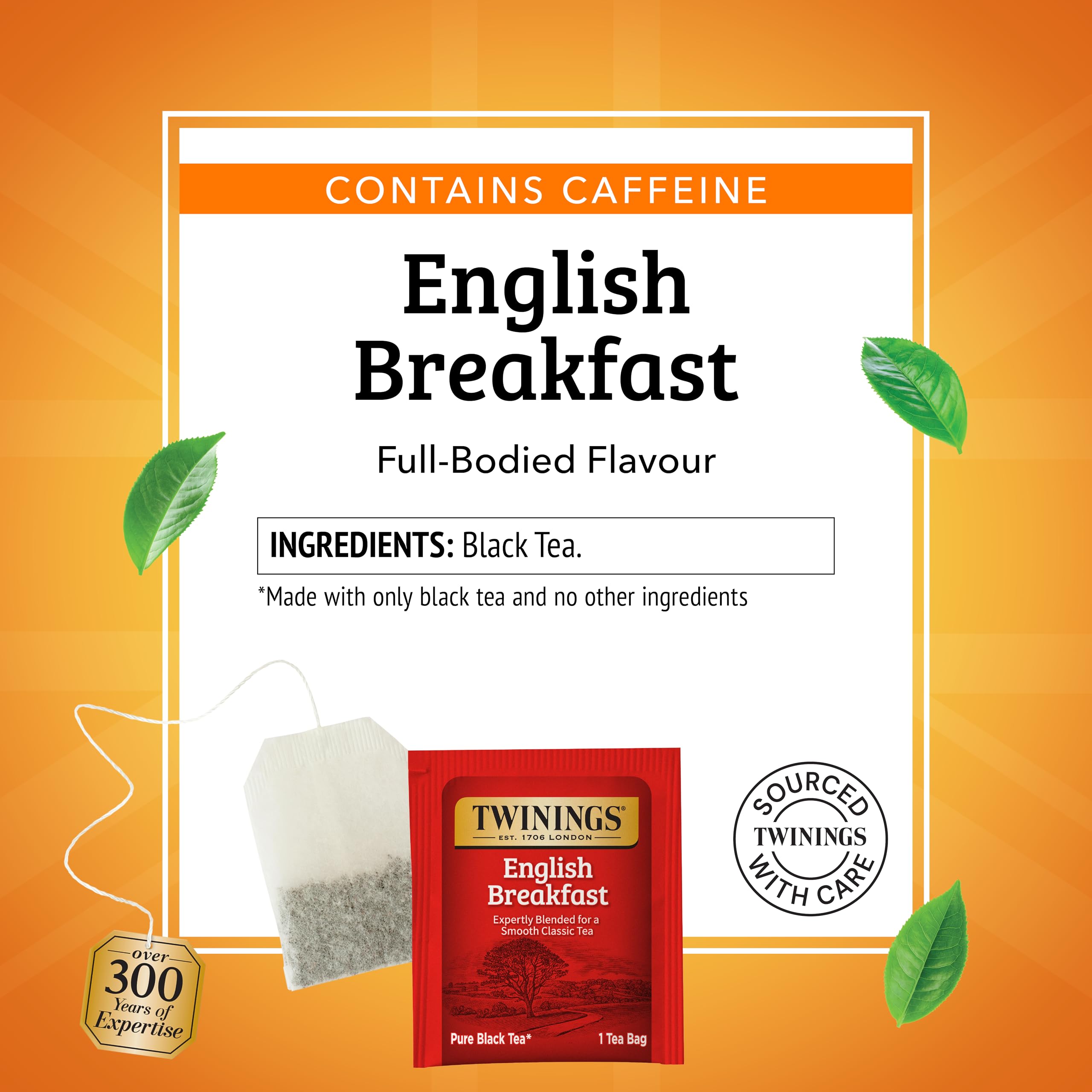 Foto 5 pulgar | Tea Twinings English Breakfast Black 100 Bolsitas De Té Con Cafeína - Venta Internacional.