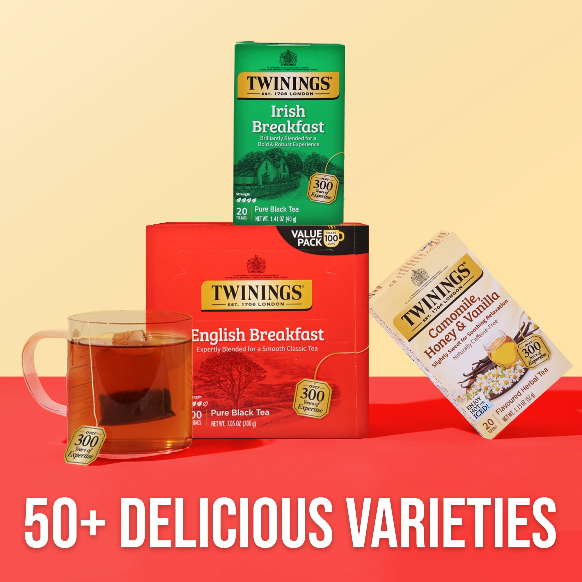 Foto 7 pulgar | Tea Twinings English Breakfast Black 100 Bolsitas De Té Con Cafeína - Venta Internacional.