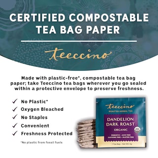 Foto 3 | Té De Hierbas Teeccino Dandelion Dark Roast 25 Bolsitas De Té - Venta Internacional.