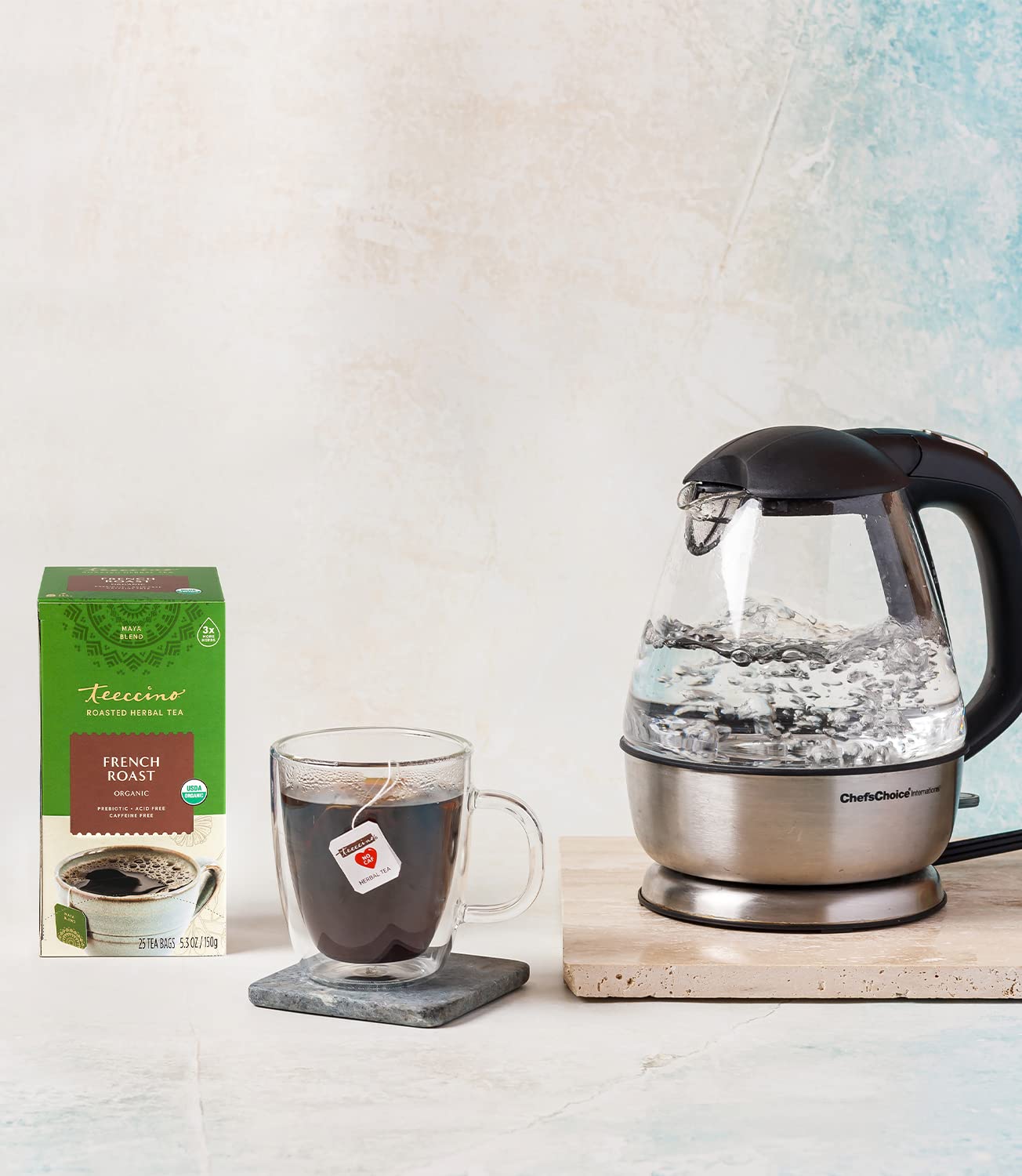 Foto 8 pulgar | Té De Hierbas Teeccino French Roast Sin Cafeína  25 Bolsitas De Té - Venta Internacional.