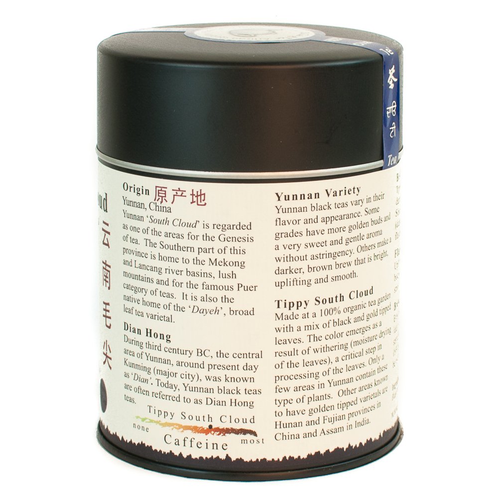 Foto 3 pulgar | Tea The Tao Of Tea Tippy South Cloud  Hojas Sueltas Negras  100 G - Venta Internacional.