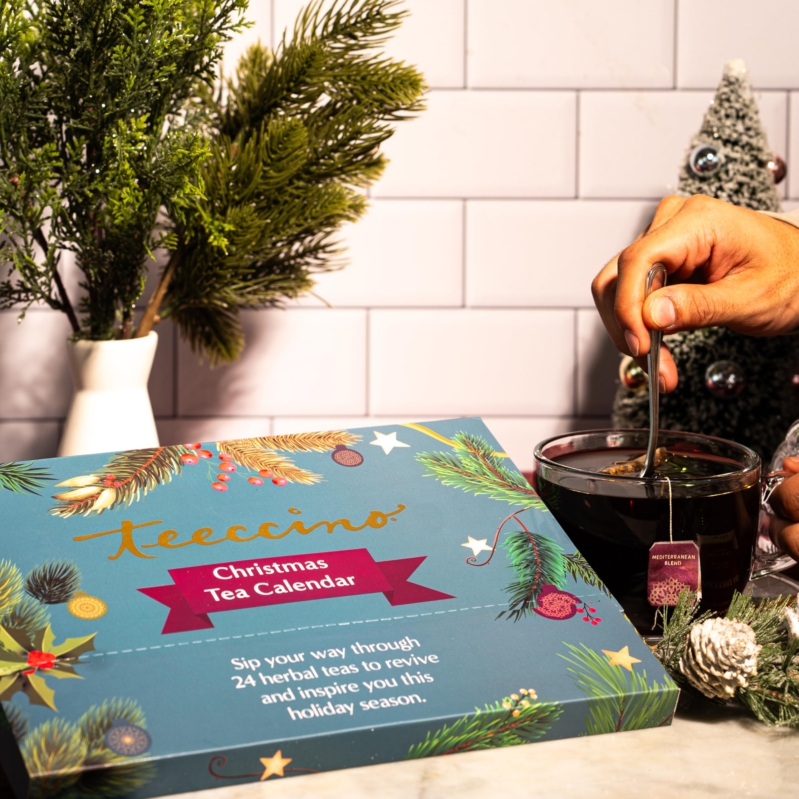 Foto 5 | Calendario De Adviento De Té De Hierbas Teeccino 2024  Regalo De Navidad - Venta Internacional.