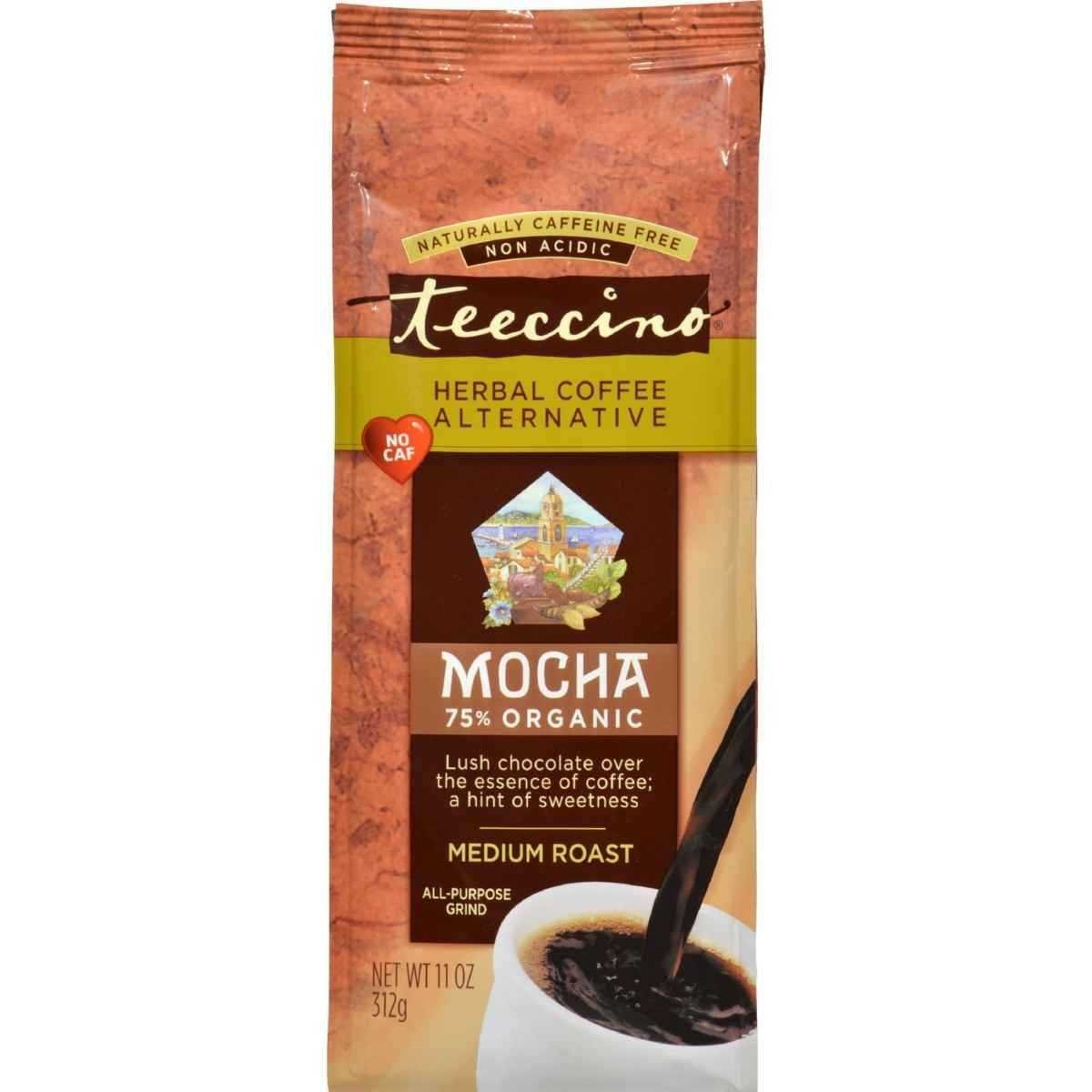Café De Hierbas Teeccino Mocha  Tostado Medio  325 Ml  6 Unidades - Venta Internacional.