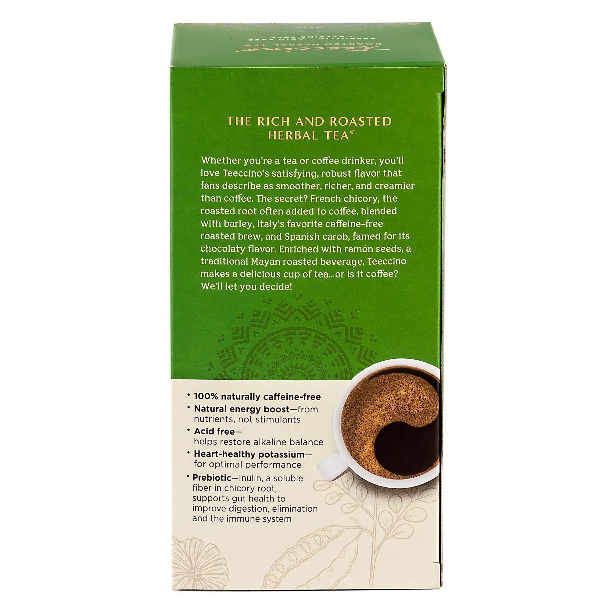 Foto 3 | Té De Hierbas Teeccino Maya Chai Sin Cafeína  25 Bolsitas De Té - Venta Internacional.
