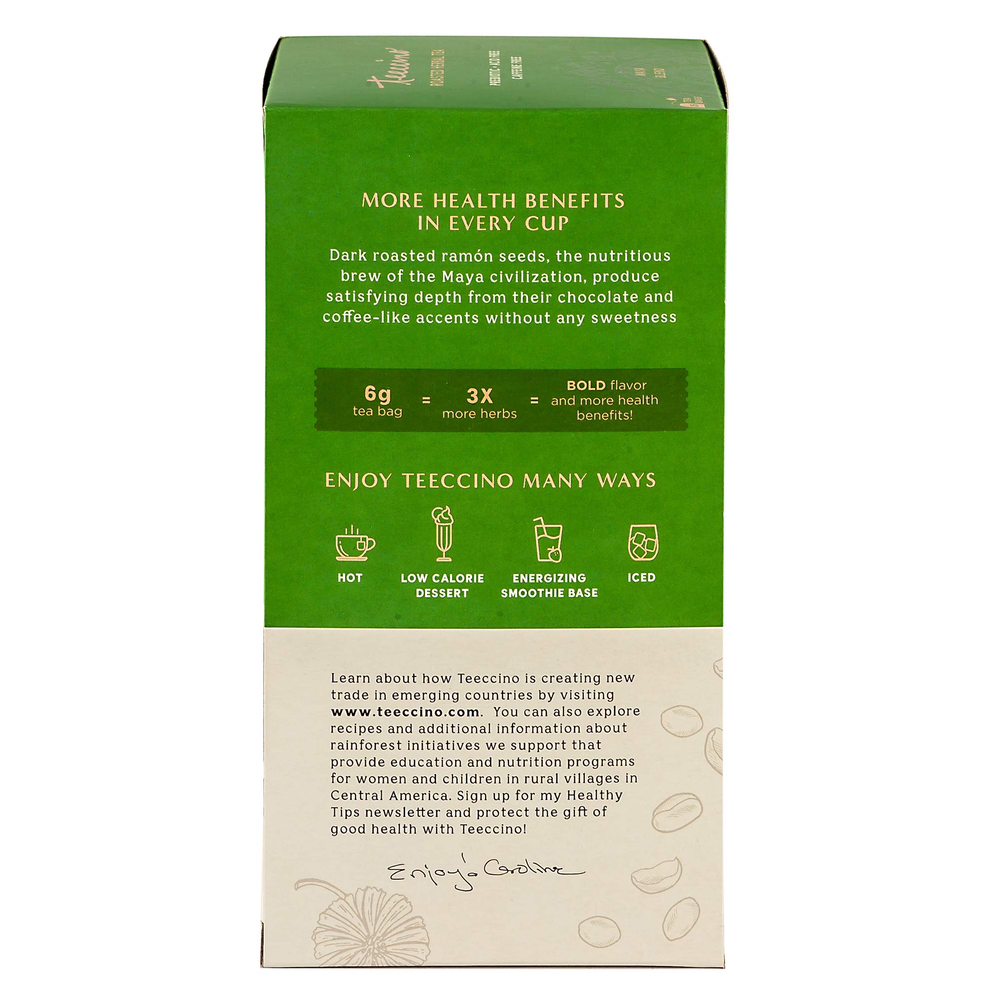 Foto 4 | Té De Hierbas Teeccino Maya Chai Sin Cafeína  25 Bolsitas De Té - Venta Internacional.