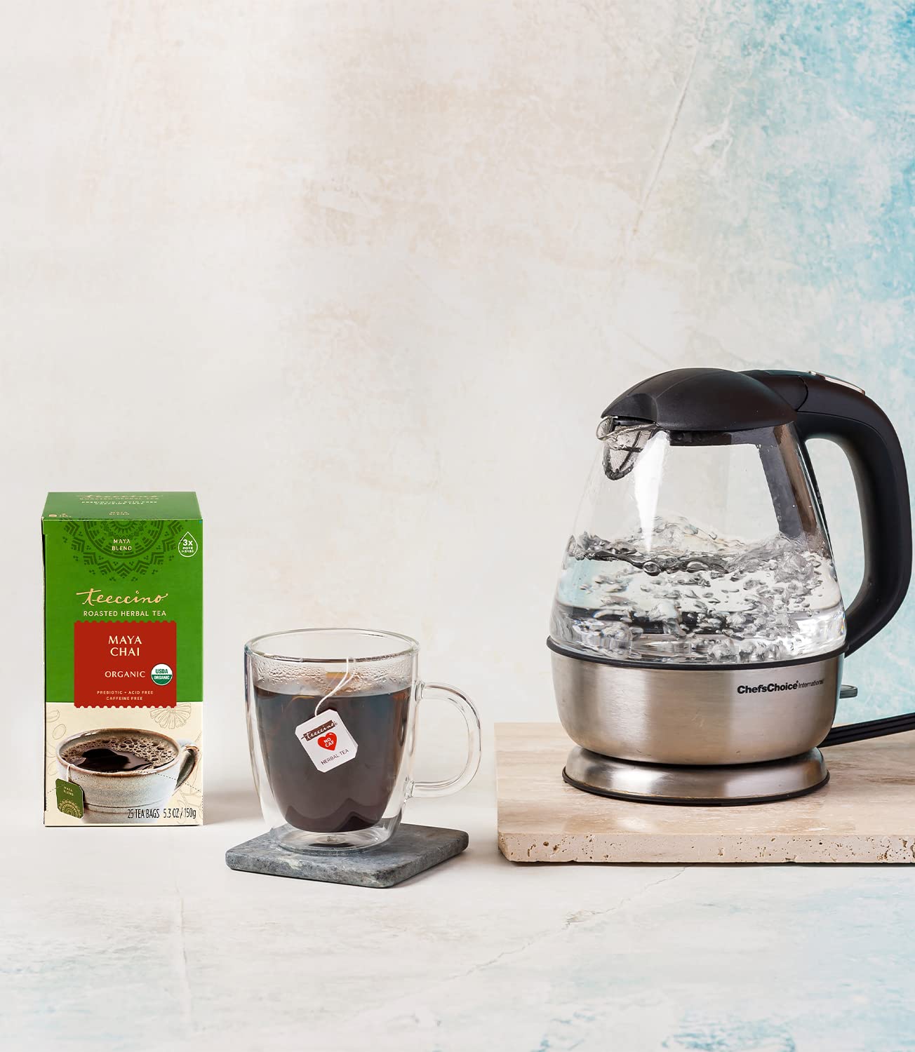 Foto 7 pulgar | Té De Hierbas Teeccino Maya Chai Sin Cafeína  25 Bolsitas De Té - Venta Internacional.