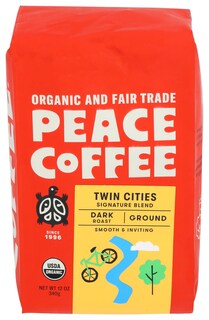 Foto 1 | Coffee Peace Coffee Mezcla Orgánica De Twin Cities 355 Ml - Venta Internacional.