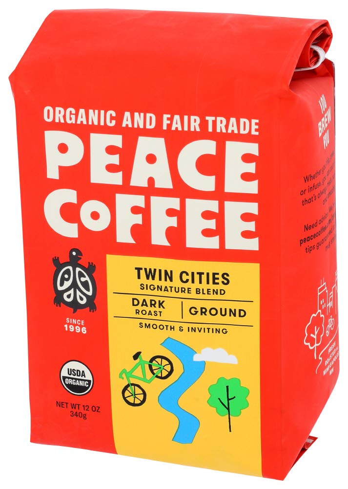 Foto 4 pulgar | Coffee Peace Coffee  Mezcla Orgánica De Twin Cities  355 Ml - Venta Internacional.