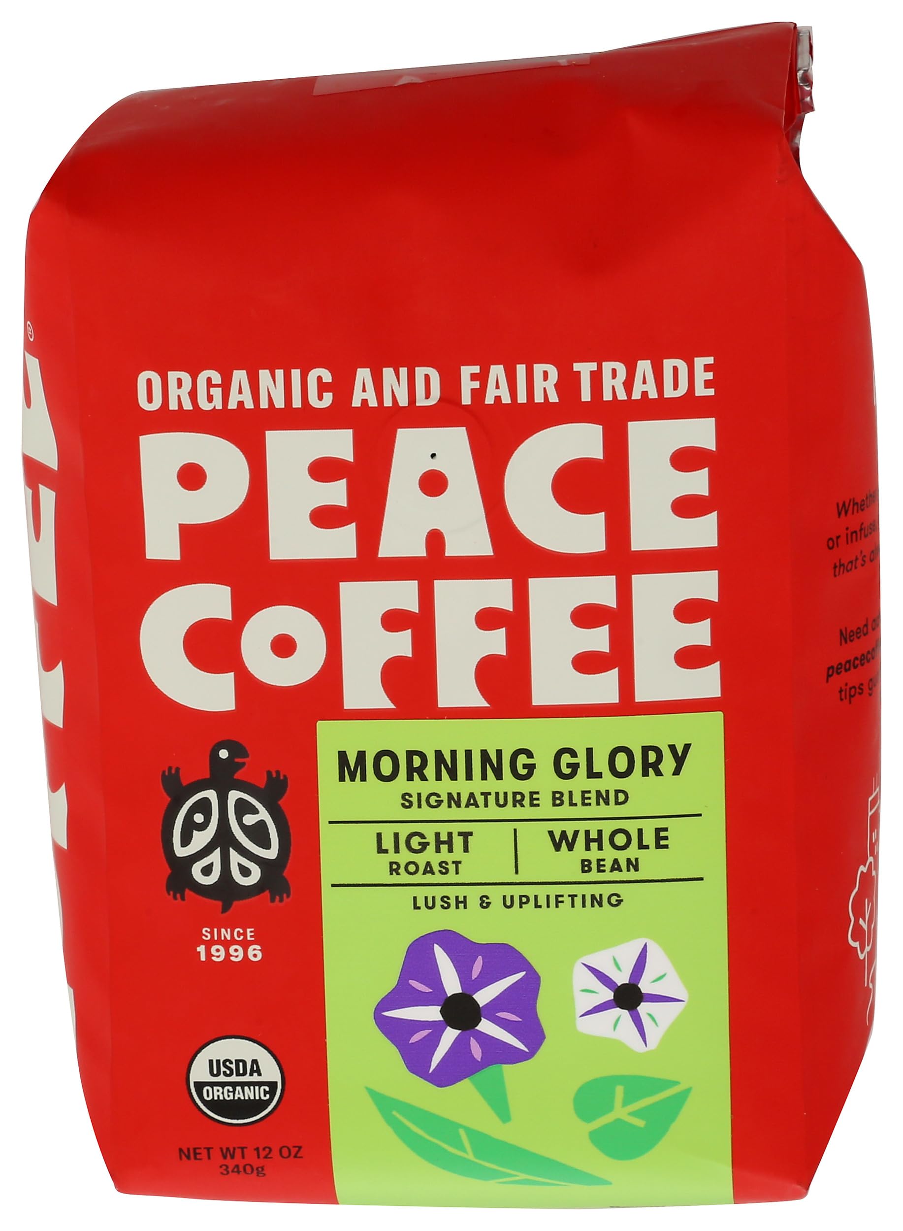 Foto 2 pulgar | Mezcla Orgánica Coffee Peace Coffee Morning Glory De 355 Ml - Venta Internacional.