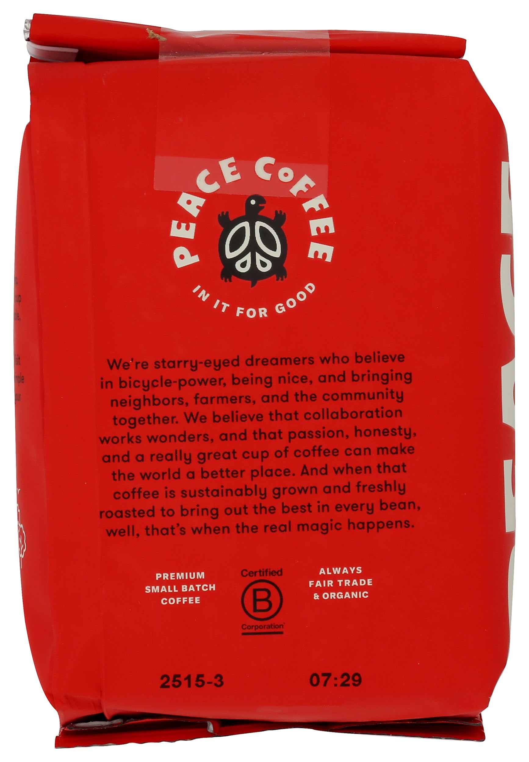 Foto 3 pulgar | Mezcla Orgánica Coffee Peace Coffee Morning Glory De 355 Ml - Venta Internacional.