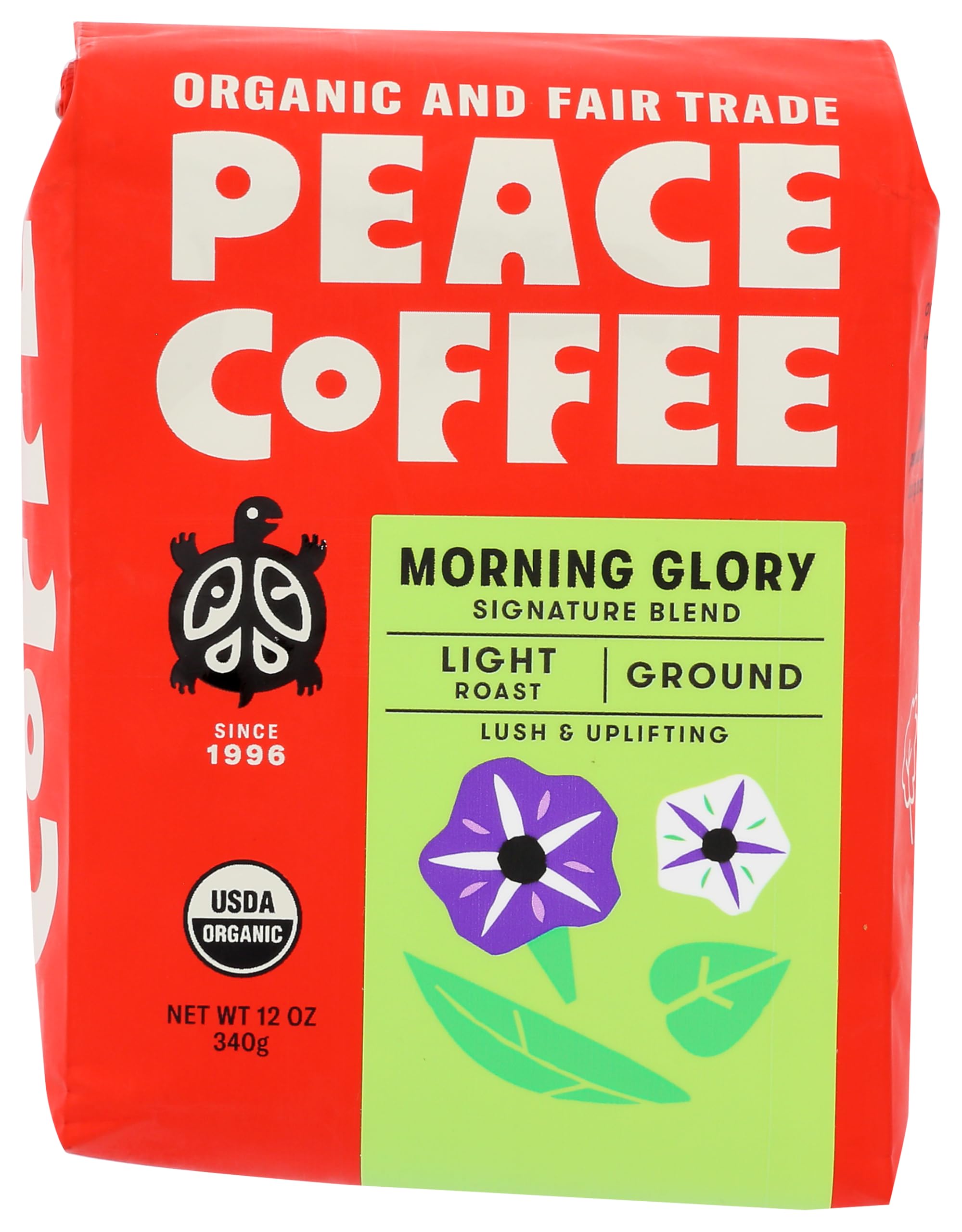 Café Molido Peace Coffee Morning Glory - Venta Internacional.