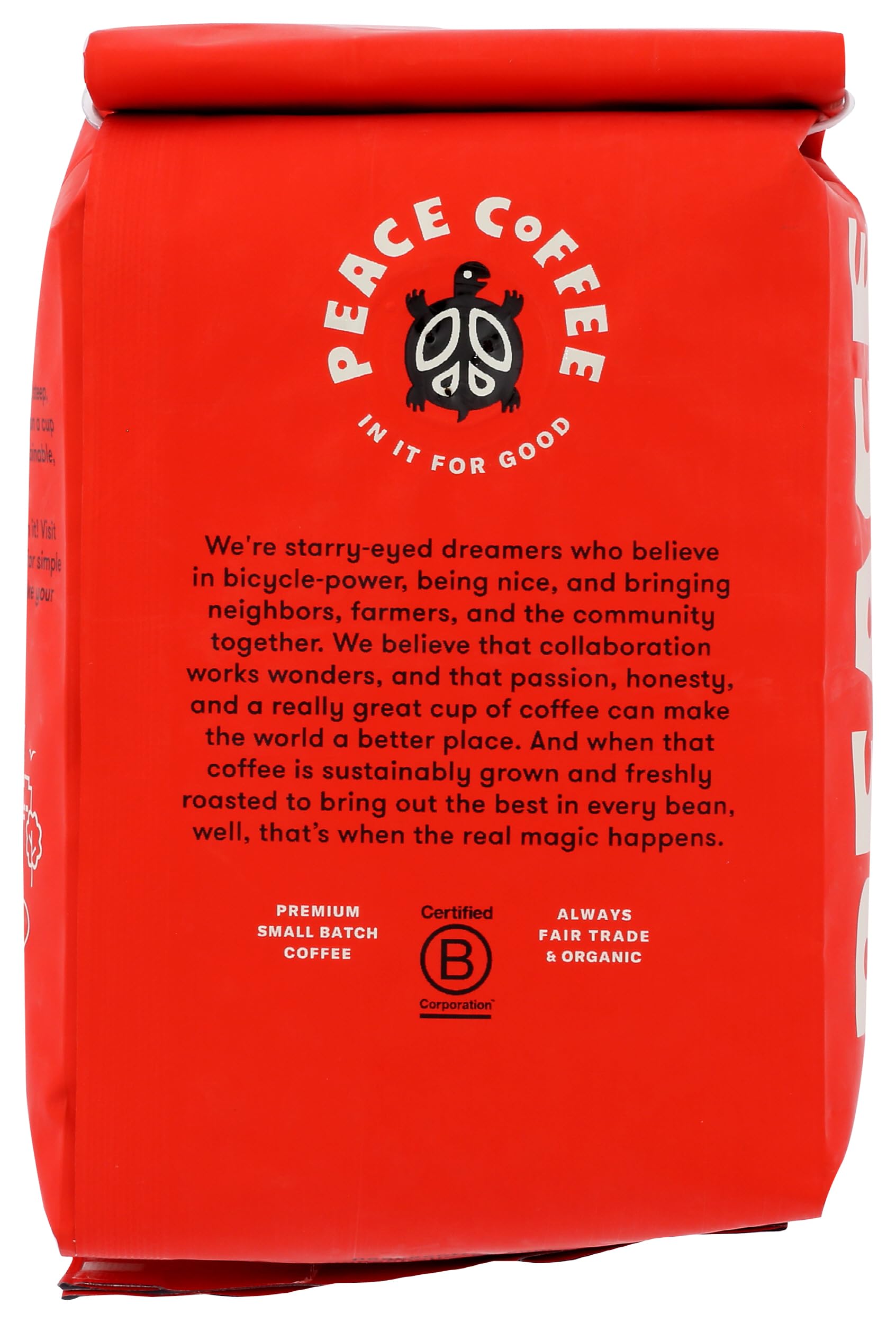 Foto 2 | Grano Integral Orgánico Coffee Peace Coffee Tree Hugger  340 Ml - Venta Internacional.