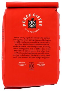 Foto 2 | Grano Integral Orgánico Coffee Peace Coffee Tree Hugger 340 Ml - Venta Internacional.