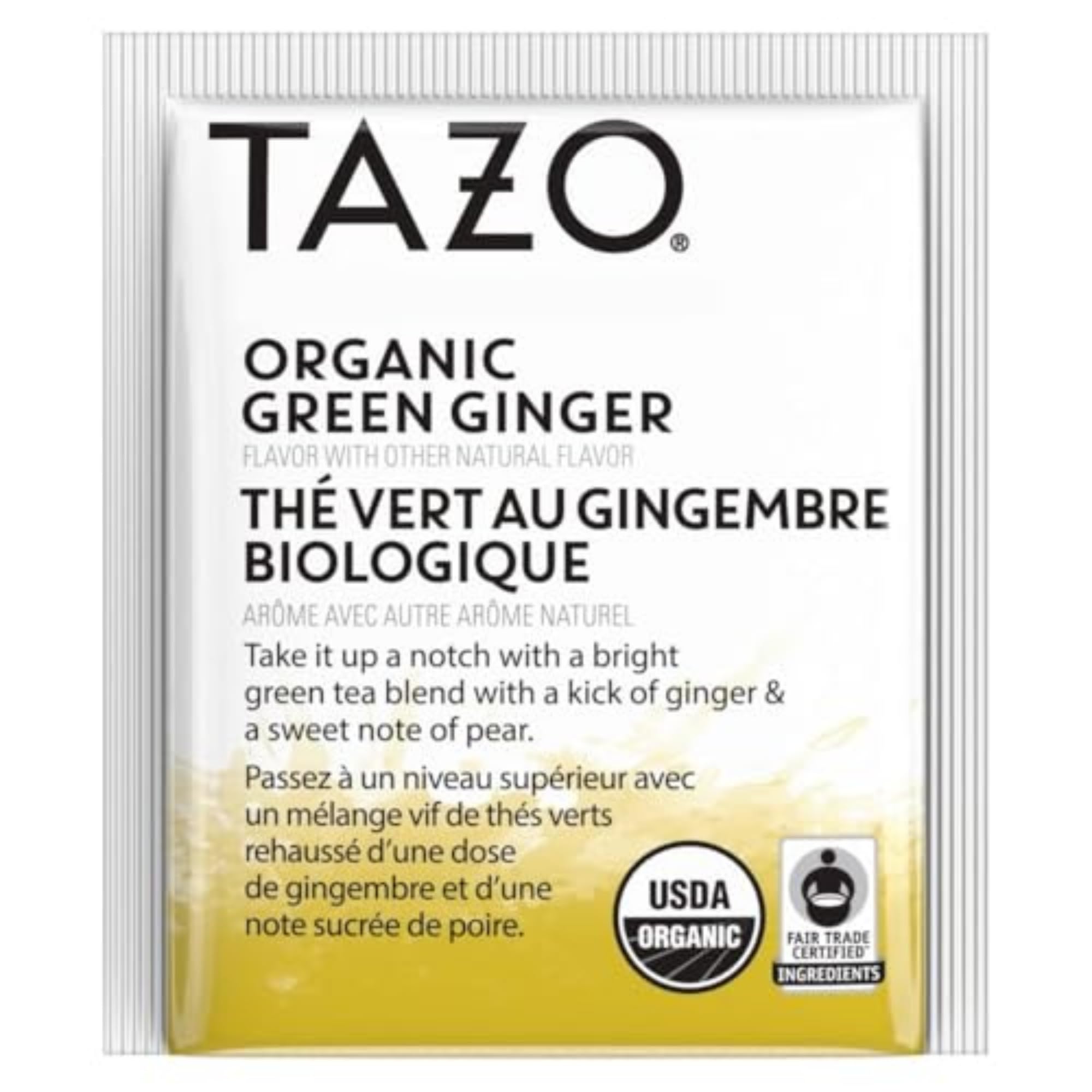 Foto 3 pulgar | Té Tazo Orgánico De Jengibre Verde Con Cafeína 16 Bolsitas - Venta Internacional.