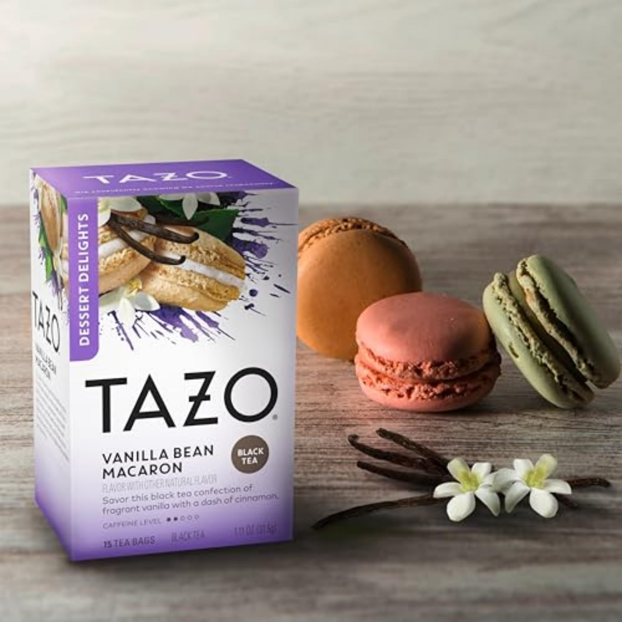 Foto 5 | Macarrones De Vainilla Tazo Dessert Delights  90 Bolsitas - Venta Internacional.