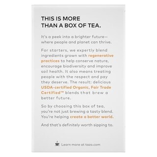 Foto 3 | Tea Tazo 96 Bolsitas De Té Negro Orgánico Chai (16 Unidades X 6) - Venta Internacional.