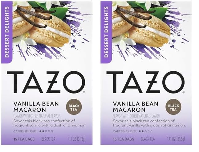 Foto 1 | Macarrones De Vainilla Tazo Dessert Delights  15 Bolsitas De Té - Venta Internacional.