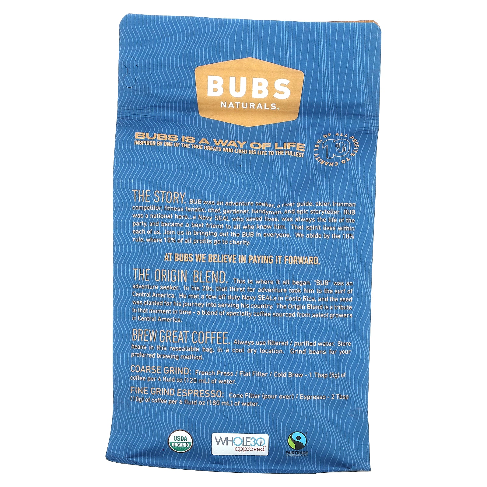 Foto 3 pulgar | Café Bubs Naturals Bubs Brew The Origin Blend Dark Roast - Venta Internacional.