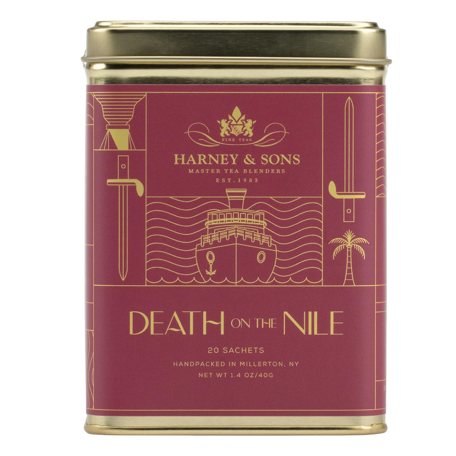 Té De Hierbas Harney & Sons Death On The Nile  20 Sobres - Venta Internacional. $615