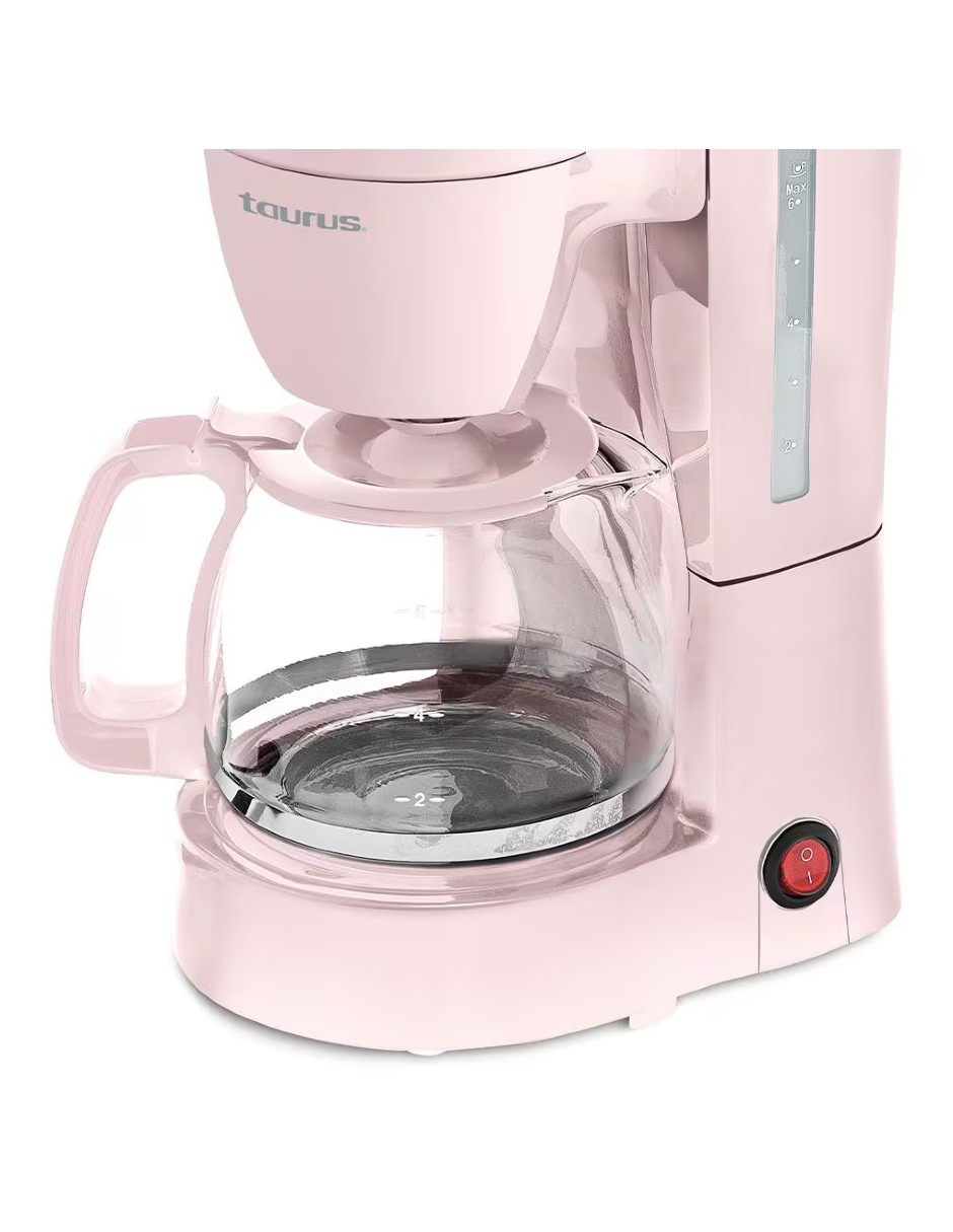 Foto 6 pulgar | Cafetera Taurus Coffeemax6 Ribbon Color Rosa + Gratis Termo Güish De Regalo