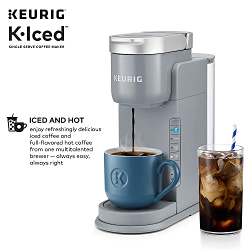 Foto 5 pulgar | Venta Internacional - Cafetera Keurig K-iced De Una Sola Porción Gris