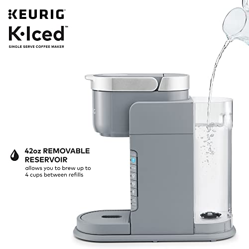 Foto 8 pulgar | Venta Internacional - Cafetera Keurig K-iced De Una Sola Porción Gris