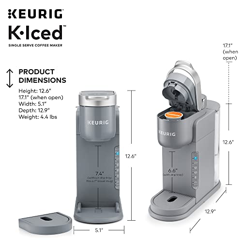 Foto 8 | Venta Internacional - Cafetera Keurig K-iced De Una Sola Porción Gris