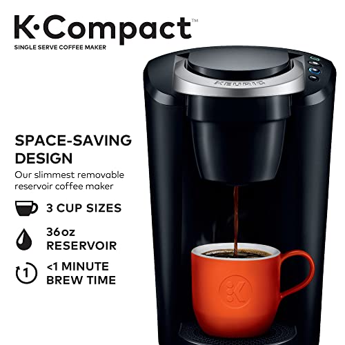 Foto 3 pulgar | Cafetera Keurig K-Compact con cápsulas K-Cup para preparar bebidas en minutos