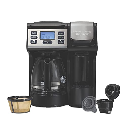 Cafetera Hamilton Beach FlexBrew Trio - Prepara con Cápsulas K-Cup o Café Molido