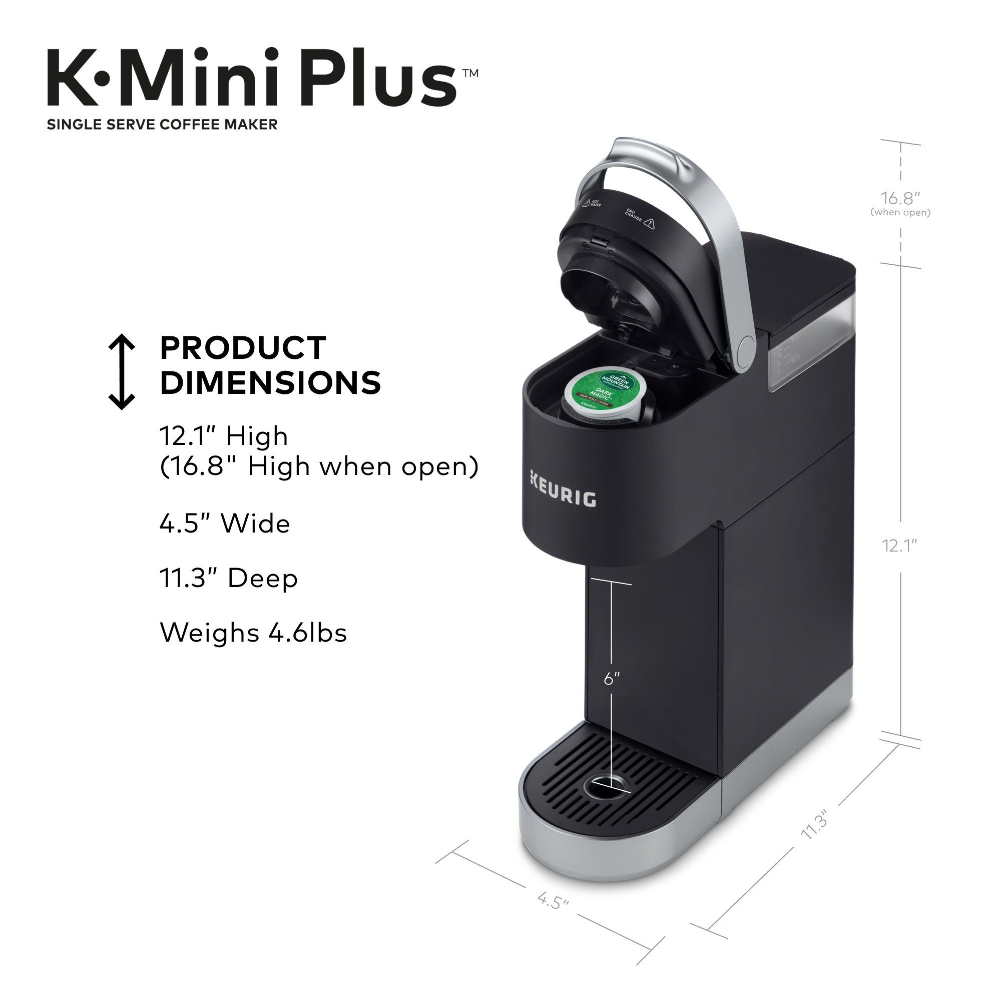 Foto 4 | Cafetera Keurig MPV-Keurig K-mini Negra - Venta Internacional