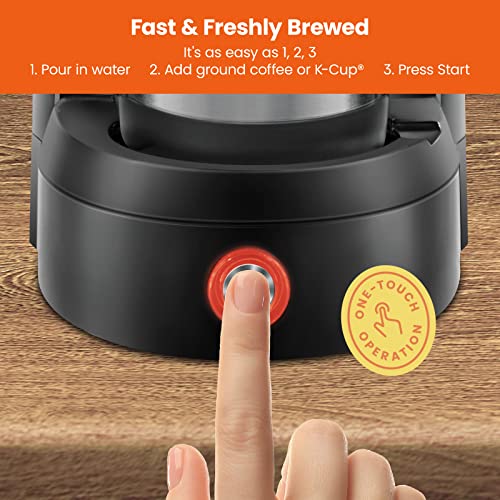 Foto 7 pulgar | Cafetera Chefman de una sola Porción Compatible con K-cup y Ground - Venta Internacional