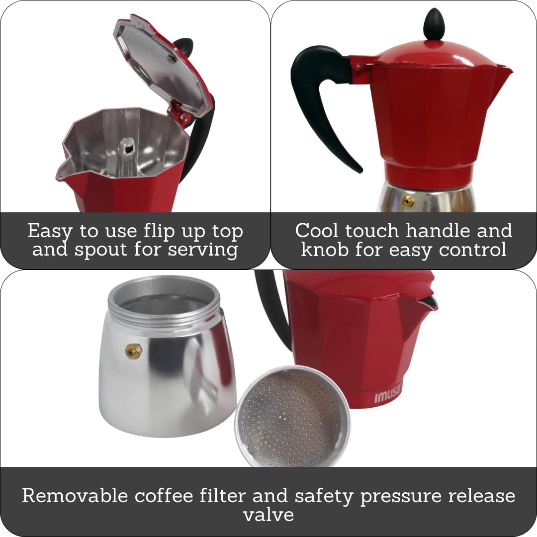 Foto 3 pulgar | Cafetera Imusa Imusa para 6 Tazas-Venta Internacional