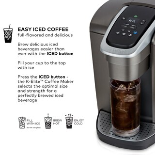 Foto 5 | Cafetera Keurig K-Elite de cápsulas - Venta Internacional