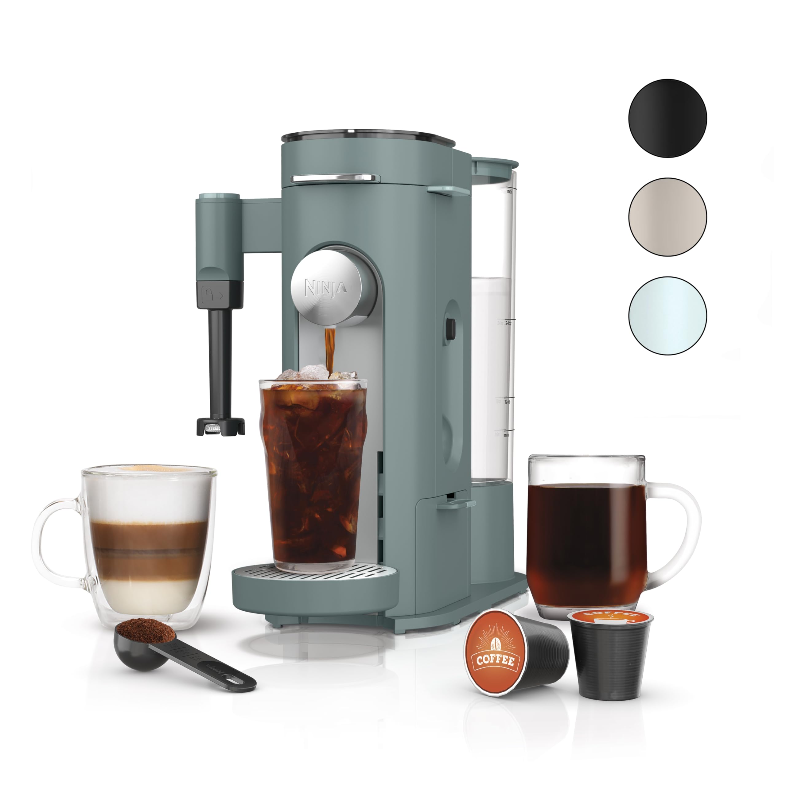 Foto 1 | Cafetera Ninja Pods & Grounds con Espumador De Leche 1550w - Venta Internacional