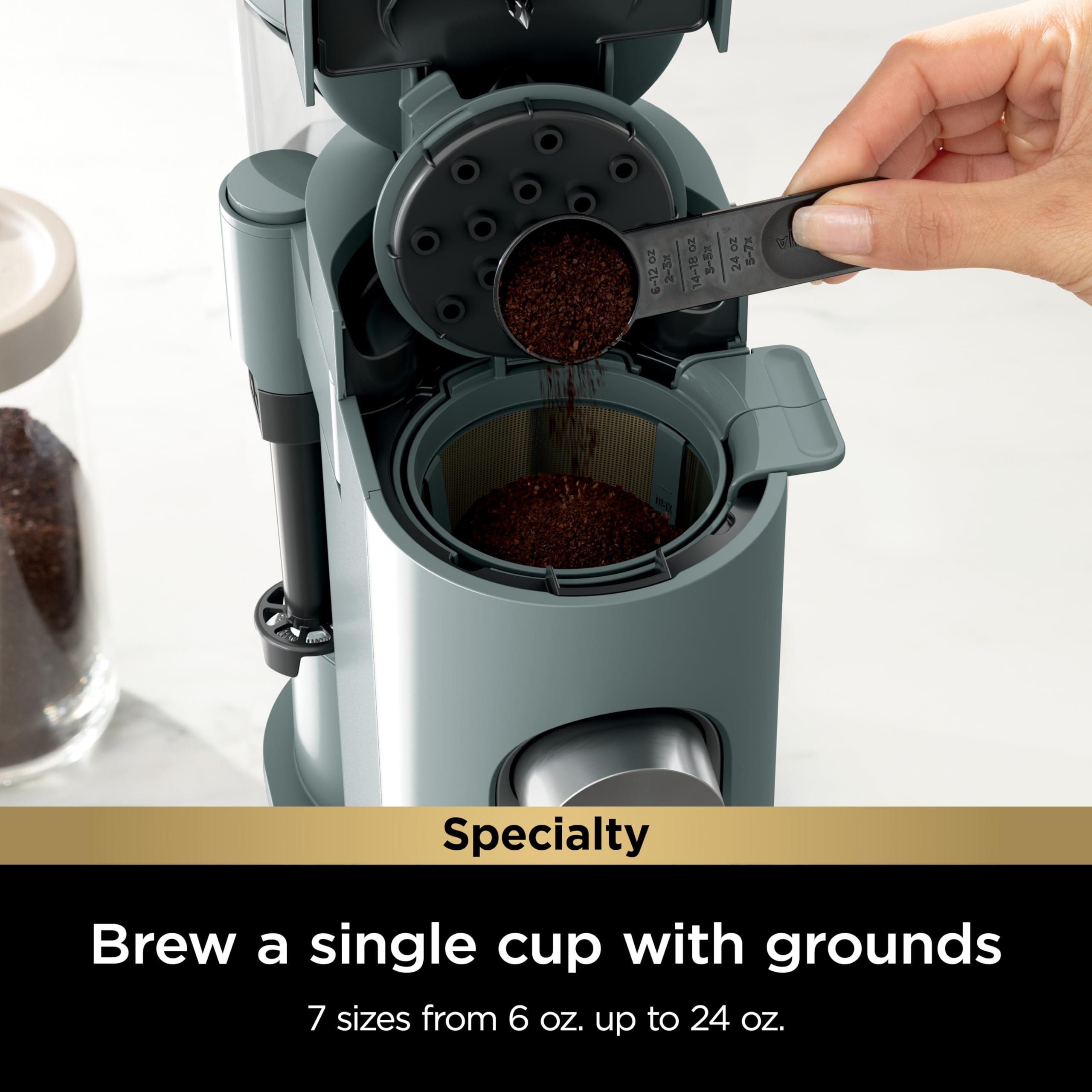 Foto 3 pulgar | Cafetera Ninja Pods & Grounds con Espumador De Leche 1550w - Venta Internacional