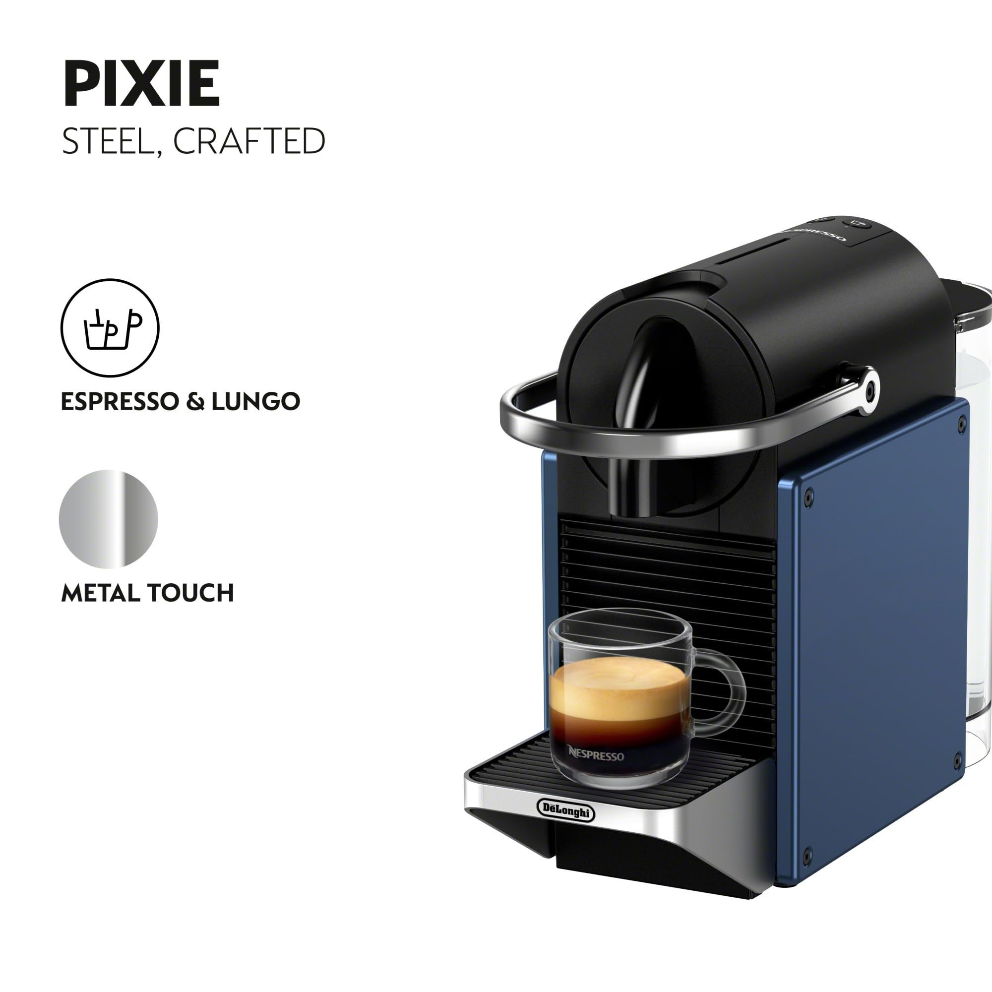 Foto 2 | Máquina De Café Espresso Nespresso Pixie De'longhi Dark Blue - Venta Internacional.