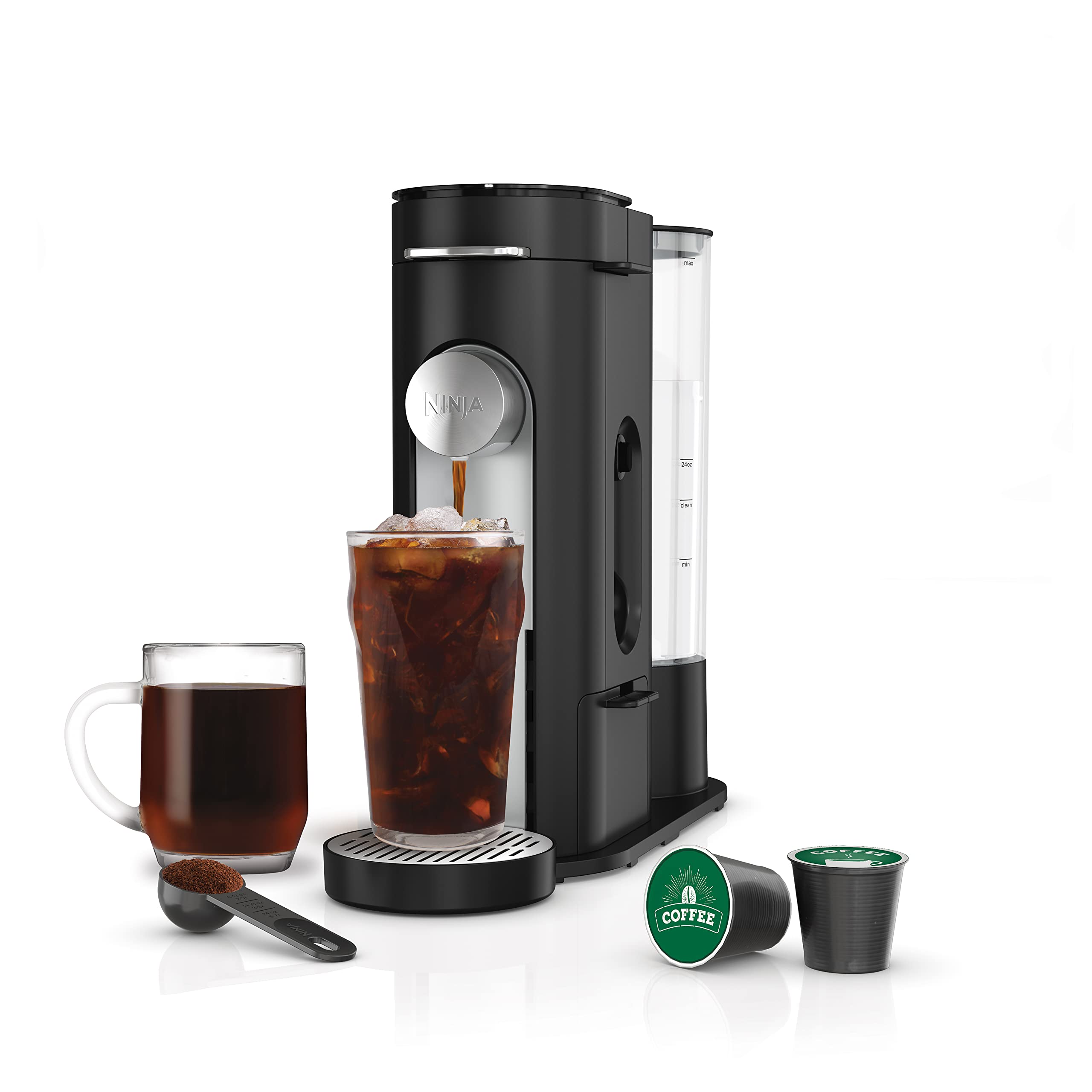 Cafetera Ninja Pb040c De Un Solo Servidor Con Depósito De 1,8 Litros - Venta Internacional.