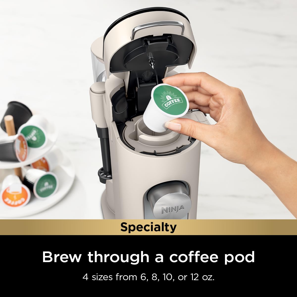 Foto 3 pulgar | Cafetera Ninja con Espumador de Leche-Venta Internacional