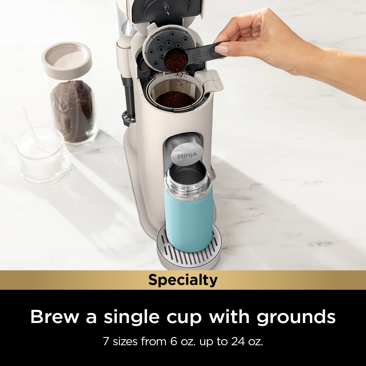 Foto 4 pulgar | Cafetera Ninja con Espumador de Leche-Venta Internacional