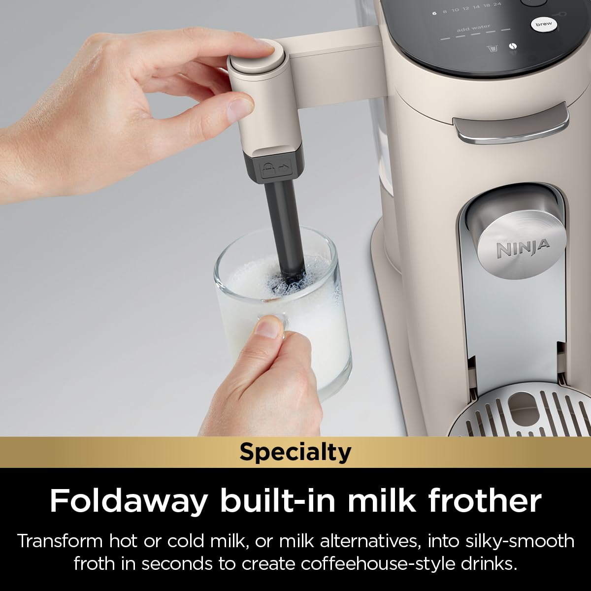 Foto 6 pulgar | Cafetera Ninja con Espumador de Leche-Venta Internacional