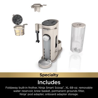 Foto 7 | Cafetera Ninja con Espumador de Leche-Venta Internacional