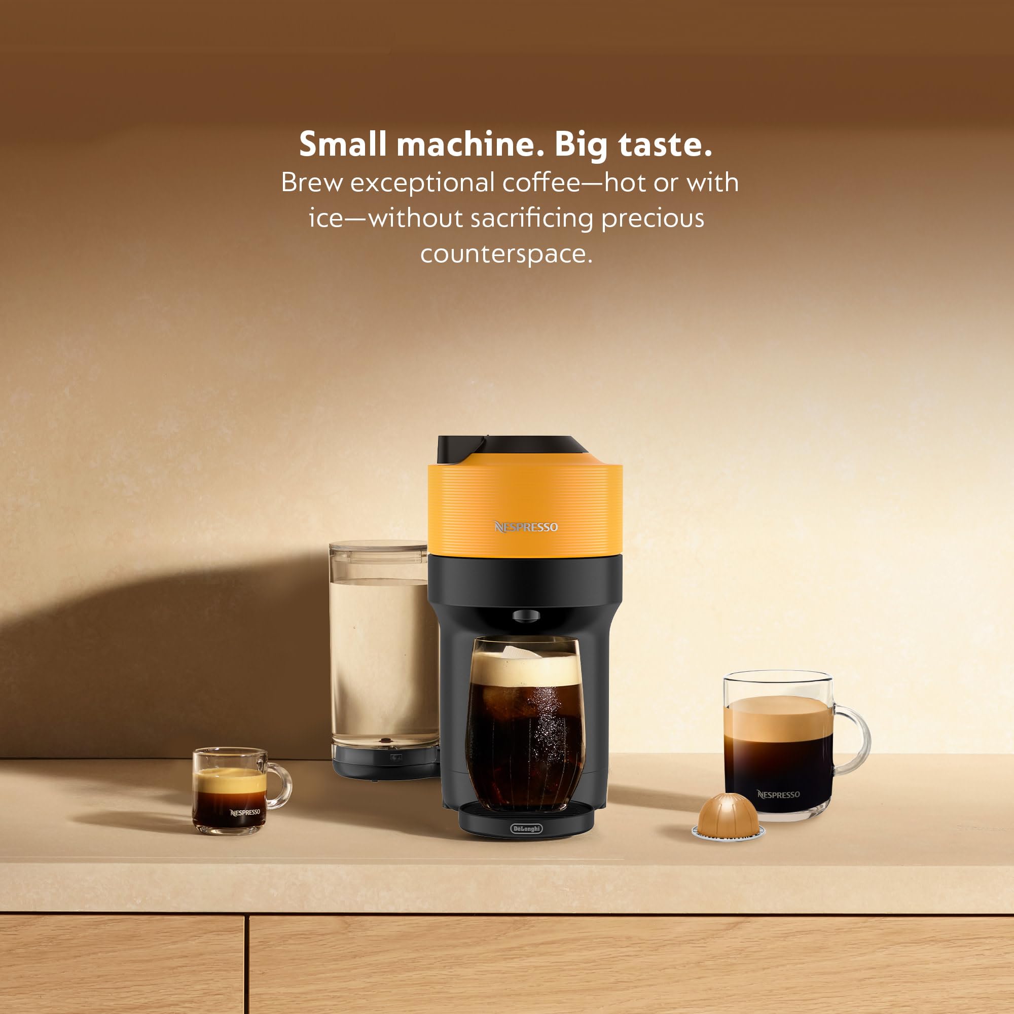 Foto 2 | Cafetera Nespresso Vertuo Pop+ De'longhi Mango Yellow - Venta Internacional