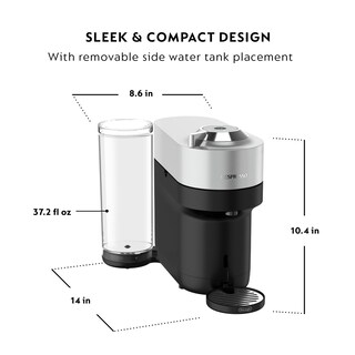 Foto 7 | Cafetera Nespresso Vertuo Pop+ Deluxe De'longhi Silver - Venta Internacional.