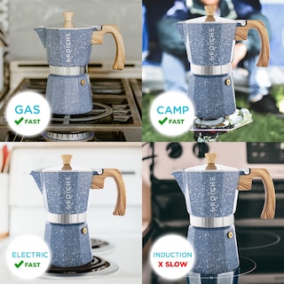 Foto 5 | Cafetera Grosche Milano Moka Pot Indigo 6 Tazas - Venta Internacional