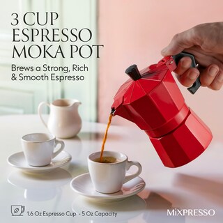 Foto 3 | Cafetera Mixpresso Moka Stove 150 Ml 3 Tazas - Venta Internacional