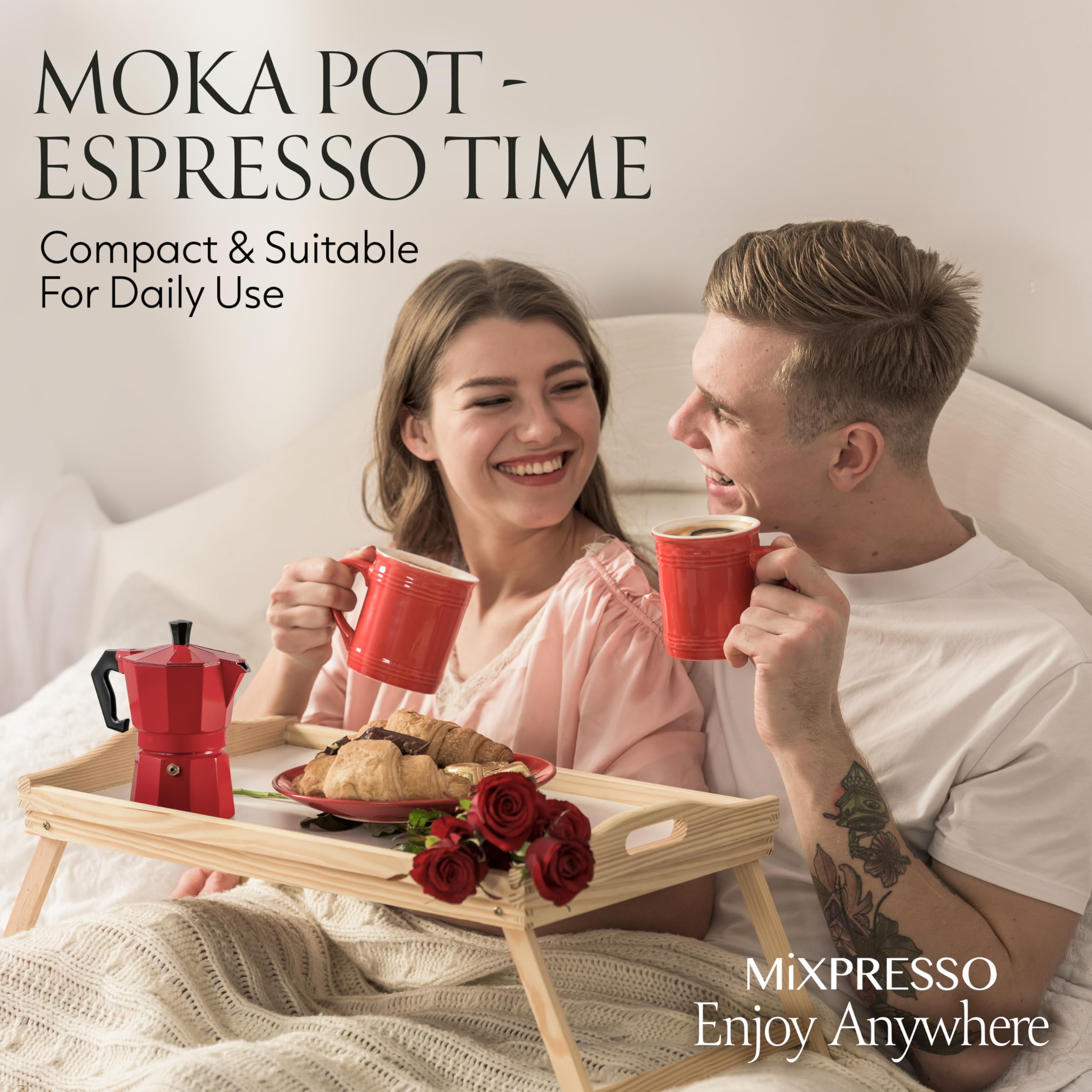 Foto 7 pulgar | Cafetera Mixpresso Moka Stove 150 Ml 3 Tazas - Venta Internacional