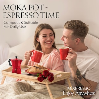 Foto 6 | Cafetera Mixpresso Moka Stove 150 Ml 3 Tazas - Venta Internacional