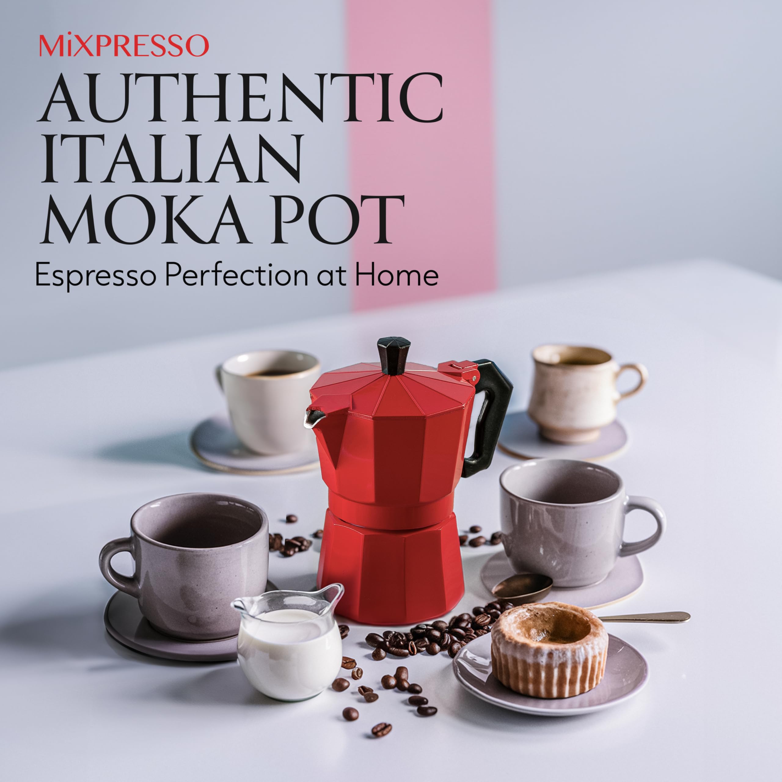 Foto 7 | Cafetera Mixpresso Moka Stove 150 Ml 3 Tazas - Venta Internacional