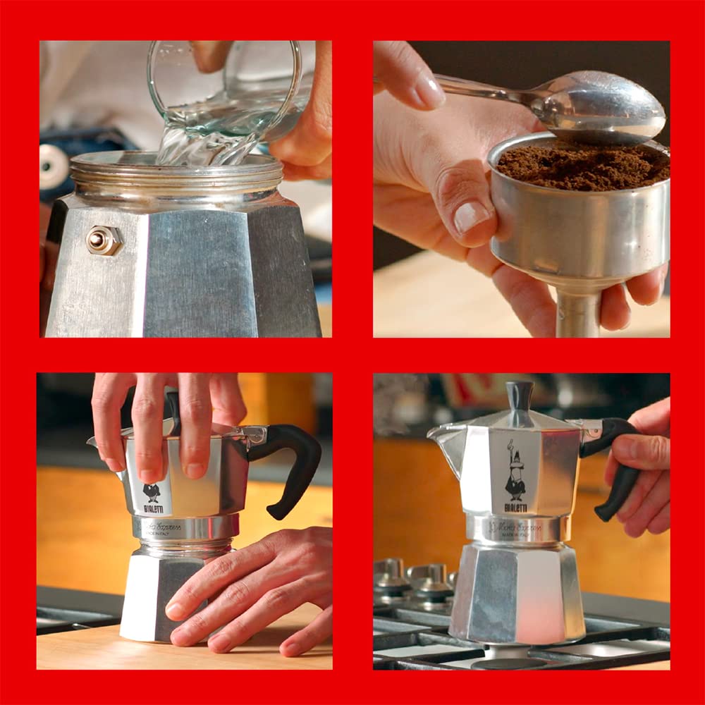 Foto 4 | Cafetera Espresso Stovetop Bialetti Moka Express 420 ml 9 Tazas - Venta Internacional